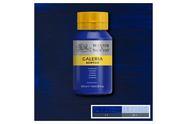 WINSOR Galeria Acrylic 500Ml Ultramarine 660 i gruppen SPORT, FRITID & HOBBY / Hobby / Mal & Tegn / Kunstnerfarver / Acryl hos TP E-commerce Nordic AB (A08833)