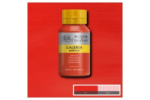 WINSOR Galeria Acrylic 500Ml Vermilion Hue 682 i gruppen SPORT, FRITID & HOBBY / Hobby / Mal & Tegn / Kunstnerfarver / Acryl hos TP E-commerce Nordic AB (A08835)