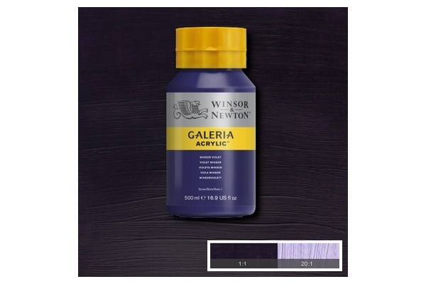 WINSOR Galeria Acrylic 500Ml Winsor Violet 728 i gruppen SPORT, FRITID & HOBBY / Hobby / Mal & Tegn / Kunstnerfarver / Acryl hos TP E-commerce Nordic AB (A08837)