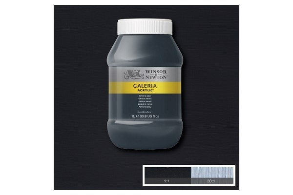 WINSOR Galeria Acrylic 1L Paynes Grey 465 i gruppen SPORT, FRITID & HOBBY / Hobby / Mal & Tegn / Kunstnerfarver / Acryl hos TP E-commerce Nordic AB (A08903)