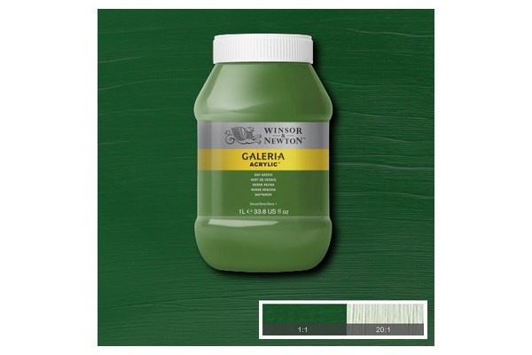 WINSOR Galeria Acrylic 1L Sap Green 599 i gruppen SPORT, FRITID & HOBBY / Hobby / Mal & Tegn / Kunstnerfarver / Acryl hos TP E-commerce Nordic AB (A08904)