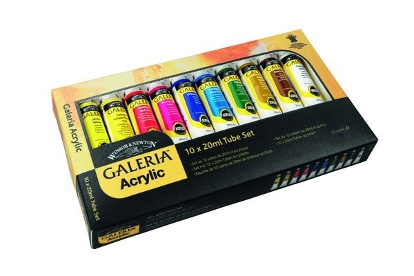 WINSOR Galeria Acrylic 10x20ml set i gruppen SPORT, FRITID & HOBBY / Hobby / Mal & Tegn / Kunstnerfarver / Acryl hos TP E-commerce Nordic AB (A08910)