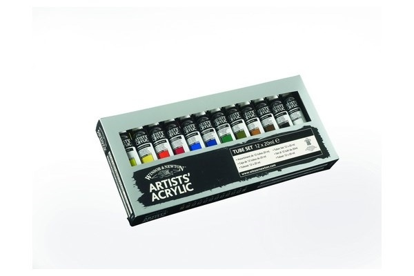 WINSOR Proff. acrylic colour starter set 12x20ml i gruppen SPORT, FRITID & HOBBY / Hobby / Mal & Tegn / Kunstnerfarver / Acryl hos TP E-commerce Nordic AB (A08942)