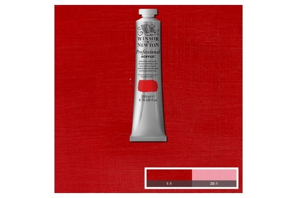 WINSOR Proff. acrylic 200ml naphtol red light 421 i gruppen SPORT, FRITID & HOBBY / Hobby / Mal & Tegn / Kunstnerfarver / Acryl hos TP E-commerce Nordic AB (A08946)