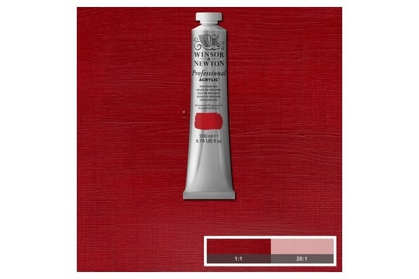 WINSOR Proff. acrylic 200ml perylene red 464 i gruppen SPORT, FRITID & HOBBY / Hobby / Mal & Tegn / Kunstnerfarver / Acryl hos TP E-commerce Nordic AB (A08947)