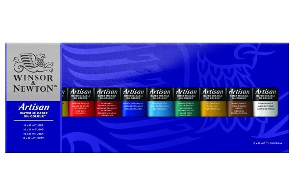 WINSOR Artisan water mix oil color 10x37ml i gruppen SPORT, FRITID & HOBBY / Hobby / Mal & Tegn / Kunstnerfarver / Oliemaling hos TP E-commerce Nordic AB (A08959)
