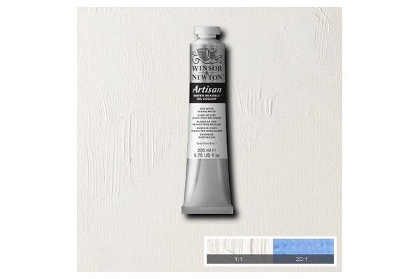 WINSOR Artisan water mix oil 200ml zinc white748 i gruppen SPORT, FRITID & HOBBY / Hobby / Mal & Tegn / Kunstnerfarver / Oliemaling hos TP E-commerce Nordic AB (A08966)