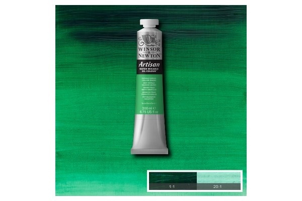 WINSOR Artisan water mix oil 200ml phthalo green 521 i gruppen SPORT, FRITID & HOBBY / Hobby / Mal & Tegn / Kunstnerfarver / Oliemaling hos TP E-commerce Nordic AB (A08988)