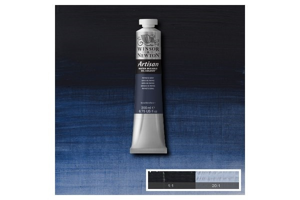 WINSOR Artisan water mix oil 200ml paynes grey 465 i gruppen SPORT, FRITID & HOBBY / Hobby / Mal & Tegn / Kunstnerfarver / Oliemaling hos TP E-commerce Nordic AB (A08990)