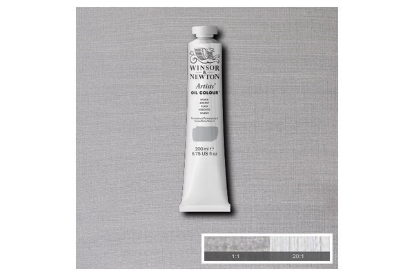 WINSOR Artists oil colour 200ml silver 617 i gruppen SPORT, FRITID & HOBBY / Hobby / Mal & Tegn / Kunstnerfarver / Oliemaling hos TP E-commerce Nordic AB (A09022)