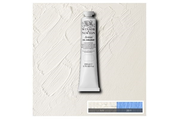 WINSOR Artists oil colour 200ml flake white 242 i gruppen SPORT, FRITID & HOBBY / Hobby / Mal & Tegn / Kunstnerfarver / Oliemaling hos TP E-commerce Nordic AB (A09024)