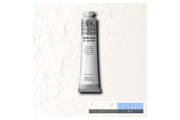 WINSOR Winton oil 200ml titanium white 644 i gruppen SPORT, FRITID & HOBBY / Hobby / Mal & Tegn / Kunstnerfarver / Oliemaling hos TP E-commerce Nordic AB (A09027)