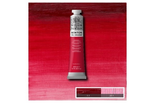 WINSOR Winton oil 200ml permanent alizarin crimson 468 i gruppen SPORT, FRITID & HOBBY / Hobby / Mal & Tegn / Kunstnerfarver / Oliemaling hos TP E-commerce Nordic AB (A09028)