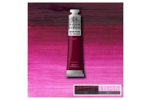 WINSOR Winton oil 200ml magenta 380 i gruppen SPORT, FRITID & HOBBY / Hobby / Mal & Tegn / Kunstnerfarver / Oliemaling hos TP E-commerce Nordic AB (A09029)