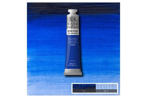 WINSOR Winton oil 200ml french ultramarine 263 i gruppen SPORT, FRITID & HOBBY / Hobby / Mal & Tegn / Kunstnerfarver / Oliemaling hos TP E-commerce Nordic AB (A09034)