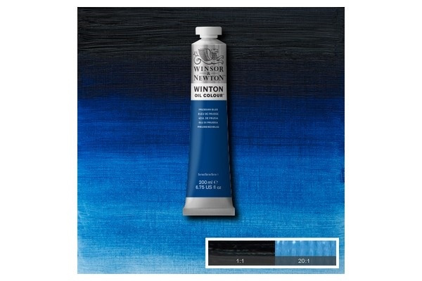 WINSOR Winton oil 200ml prussian blue 538 i gruppen SPORT, FRITID & HOBBY / Hobby / Mal & Tegn / Kunstnerfarver / Oliemaling hos TP E-commerce Nordic AB (A09036)