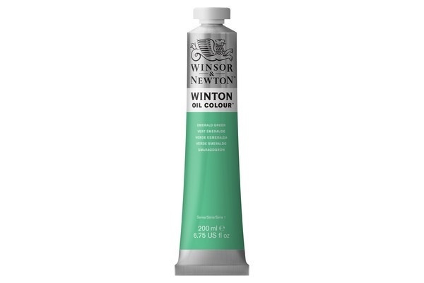 WINSOR Winton oil 200ml emerald green 241 i gruppen SPORT, FRITID & HOBBY / Hobby / Mal & Tegn / Kunstnerfarver / Oliemaling hos TP E-commerce Nordic AB (A09037)