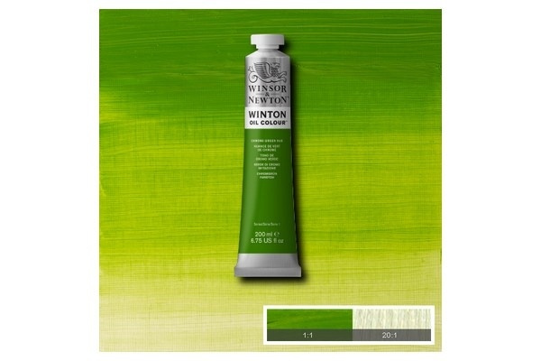 WINSOR Winton oil 200ml chrome green hue 145 i gruppen SPORT, FRITID & HOBBY / Hobby / Mal & Tegn / Kunstnerfarver / Oliemaling hos TP E-commerce Nordic AB (A09039)