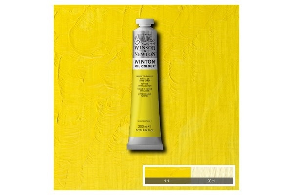 WINSOR Winton oil 200ml lemon yellow hue 346 i gruppen SPORT, FRITID & HOBBY / Hobby / Mal & Tegn / Kunstnerfarver / Oliemaling hos TP E-commerce Nordic AB (A09041)