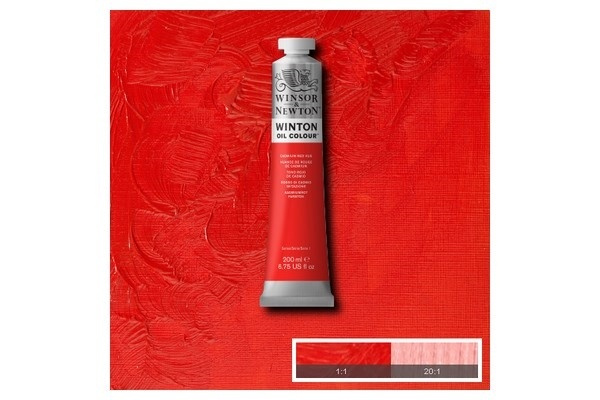 WINSOR Winton oil 200ml cadmium red hue 095 i gruppen SPORT, FRITID & HOBBY / Hobby / Mal & Tegn / Kunstnerfarver / Oliemaling hos TP E-commerce Nordic AB (A09050)