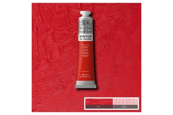 WINSOR Winton oil 200ml vermilion hue 682 i gruppen SPORT, FRITID & HOBBY / Hobby / Mal & Tegn / Kunstnerfarver / Oliemaling hos TP E-commerce Nordic AB (A09051)