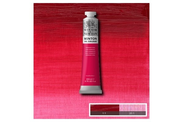 WINSOR Winton oil 200ml permanent rose 502 i gruppen SPORT, FRITID & HOBBY / Hobby / Mal & Tegn / Kunstnerfarver / Oliemaling hos TP E-commerce Nordic AB (A09053)