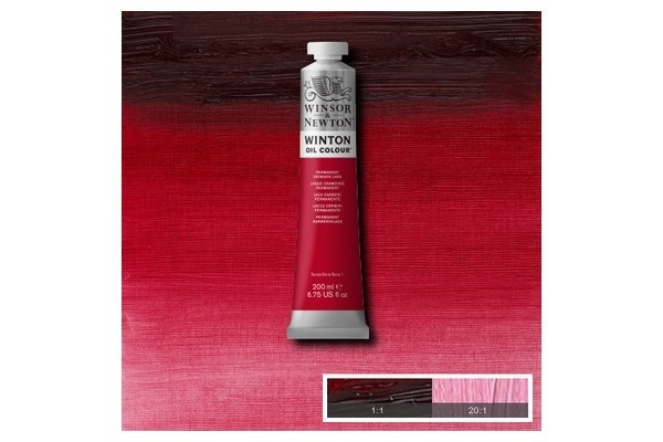 WINSOR Winton oil 200ml permanent crimson lake 478 i gruppen SPORT, FRITID & HOBBY / Hobby / Mal & Tegn / Kunstnerfarver / Oliemaling hos TP E-commerce Nordic AB (A09054)