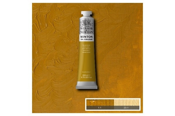 WINSOR Winton oil 200ml yellow ochre 744 i gruppen SPORT, FRITID & HOBBY / Hobby / Mal & Tegn / Kunstnerfarver / Oliemaling hos TP E-commerce Nordic AB (A09059)