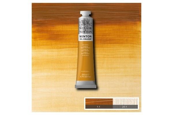 Winsor Winton oil 200ml raw sienna row i gruppen SPORT, FRITID & HOBBY / Hobby / Mal & Tegn / Kunstnerfarver / Oliemaling hos TP E-commerce Nordic AB (A09060)
