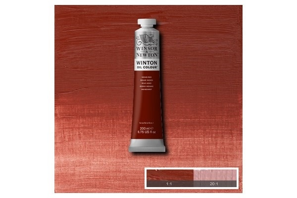 WINSOR Winton oil 200ml indian red 317 i gruppen SPORT, FRITID & HOBBY / Hobby / Mal & Tegn / Kunstnerfarver / Oliemaling hos TP E-commerce Nordic AB (A09062)