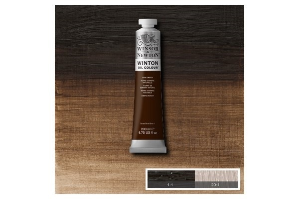 WINSOR Winton oil 200ml raw umber 554 i gruppen SPORT, FRITID & HOBBY / Hobby / Mal & Tegn / Kunstnerfarver / Oliemaling hos TP E-commerce Nordic AB (A09066)