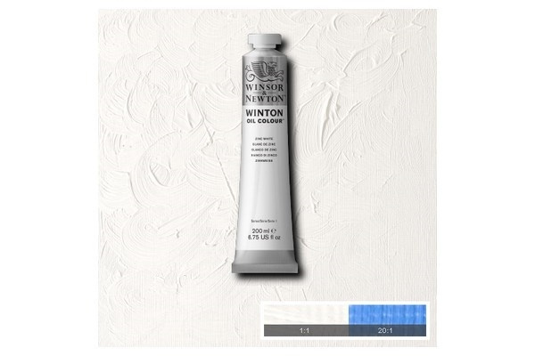 WINSOR Winton oil 200ml zinc white 748 i gruppen SPORT, FRITID & HOBBY / Hobby / Mal & Tegn / Kunstnerfarver / Oliemaling hos TP E-commerce Nordic AB (A09071)