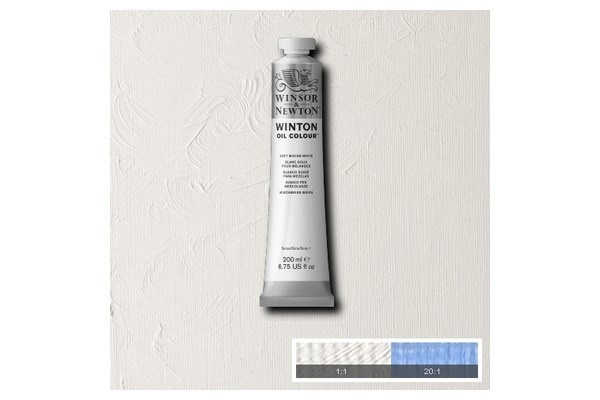 WINSOR Winton oil 200ml soft mixing white 415 i gruppen SPORT, FRITID & HOBBY / Hobby / Mal & Tegn / Kunstnerfarver / Oliemaling hos TP E-commerce Nordic AB (A09072)