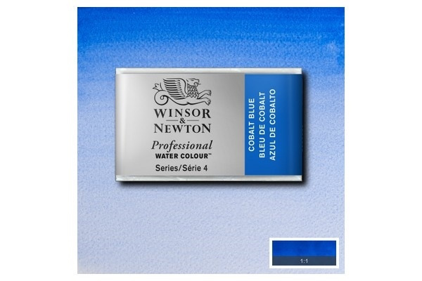 WINSOR Watercolour proff pan Cobalt Blue 178 i gruppen SPORT, FRITID & HOBBY / Hobby / Mal & Tegn / Kunstnerfarver / Akvarel farver hos TP E-commerce Nordic AB (A09112)