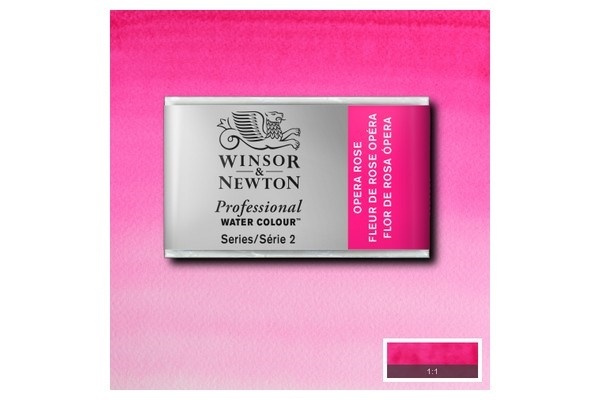 WINSOR Watercolour proff pan Opera Rose 448 i gruppen SPORT, FRITID & HOBBY / Hobby / Mal & Tegn / Kunstnerfarver / Akvarel farver hos TP E-commerce Nordic AB (A09174)