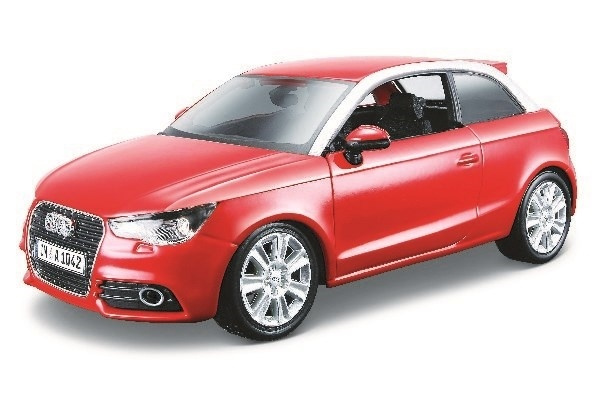 BURAGO Audi A1 1:24 metallic red i gruppen LEGETØJ, BØRN & BABY / Legetøj / Legetøjsbiler hos TP E-commerce Nordic AB (A09225)