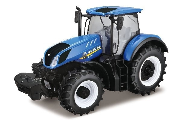 BURAGO Tractor 1:32 New Holland T7.315 blue i gruppen LEGETØJ, BØRN & BABY / Legetøj / Legetøjsbiler hos TP E-commerce Nordic AB (A09247)