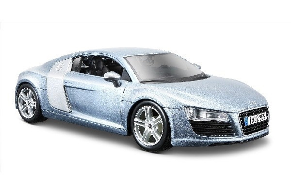 Audi R8 1:24 Light Metal Blue i gruppen LEGETØJ, BØRN & BABY / Legetøj / Legetøjsbiler hos TP E-commerce Nordic AB (A09652)