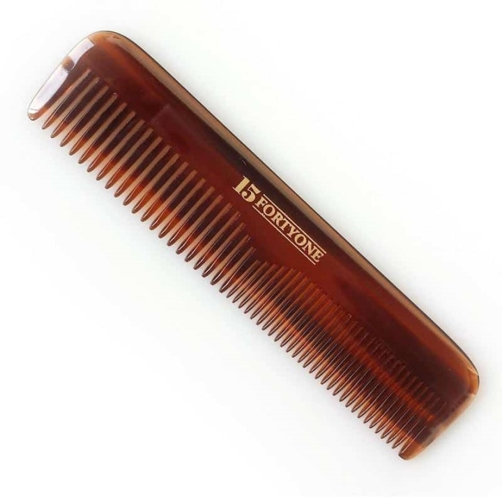 1541 London Pocket Comb (Coarse/Fine Tooth) i gruppen SKØNHED & HELSE / Hår og styling / Barbering og trimning / Skægkamme & barberbørster hos TP E-commerce Nordic AB (A10182)