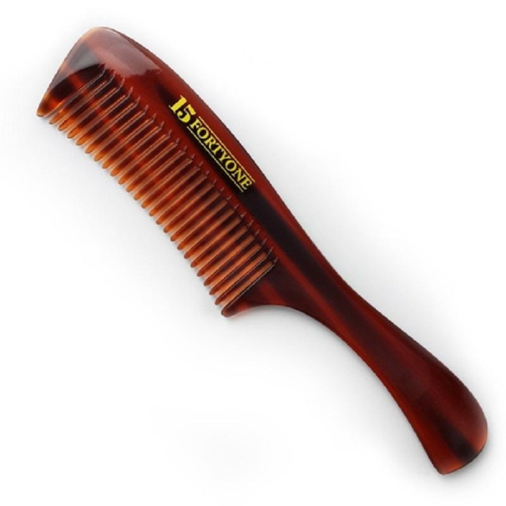 1541 London Rounded Pocket Beard Comb i gruppen SKØNHED & HELSE / Hår og styling / Barbering og trimning / Skægkamme & barberbørster hos TP E-commerce Nordic AB (A10189)