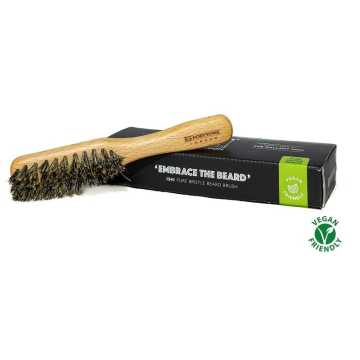 1541 London Vegan Brush With Handle i gruppen SKØNHED & HELSE / Hår og styling / Barbering og trimning / Skægkamme & barberbørster hos TP E-commerce Nordic AB (A10192)