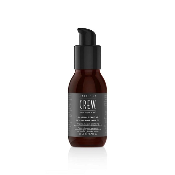 American Crew Shaving Skincare Ultra Gliding Shave Oil 50ml i gruppen SKØNHED & HELSE / Hår og styling / Skæg pleje / Skæg olie hos TP E-commerce Nordic AB (A10234)
