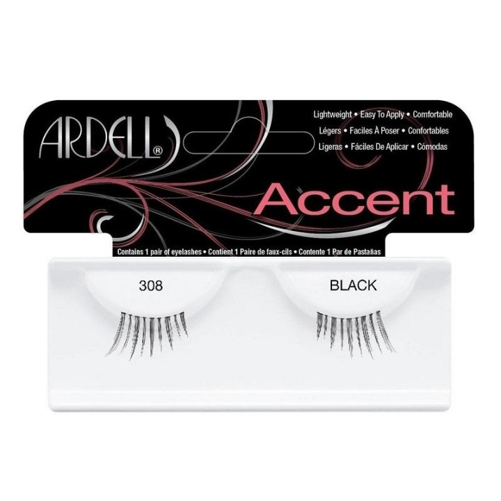 Ardell Accent Lashes 308 Black i gruppen SKØNHED & HELSE / Makeup / Øjne og øjenbryn / Falske øjenvipper hos TP E-commerce Nordic AB (A10246)