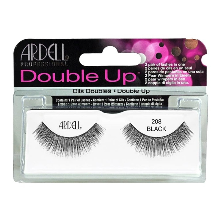 Ardell Double Up False Eyelashes Black 208 i gruppen SKØNHED & HELSE / Makeup / Øjne og øjenbryn / Falske øjenvipper hos TP E-commerce Nordic AB (A10257)