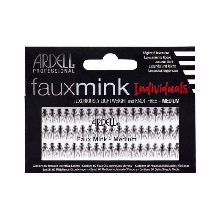 Ardell Faux Mink Individuals Medium Black i gruppen SKØNHED & HELSE / Makeup / Øjne og øjenbryn / Falske øjenvipper hos TP E-commerce Nordic AB (A10271)