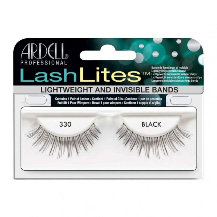 Ardell Lash Lites 330 Black i gruppen SKØNHED & HELSE / Makeup / Øjne og øjenbryn / Falske øjenvipper hos TP E-commerce Nordic AB (A10292)