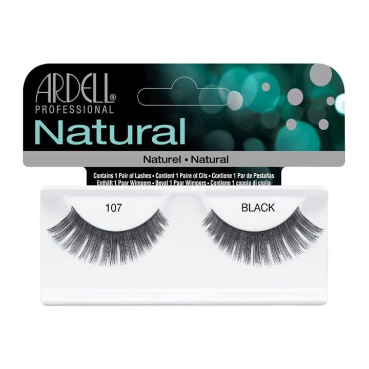 Ardell Natural Lashes 107 Black i gruppen SKØNHED & HELSE / Makeup / Øjne og øjenbryn / Falske øjenvipper hos TP E-commerce Nordic AB (A10315)