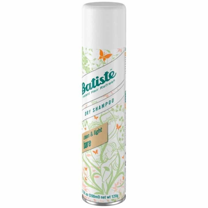 Batiste Dry Shampoo Natural & Light Bare 200ml i gruppen SKØNHED & HELSE / Hår og styling / Hårpleje / Tør shampoo hos TP E-commerce Nordic AB (A10390)