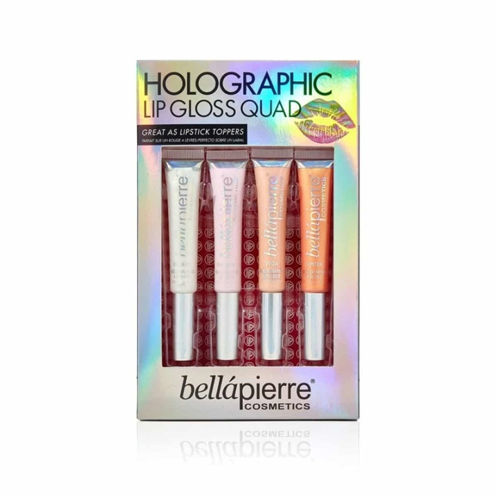 Giftset Bellapierre Holographic Lip Gloss Quad i gruppen SKØNHED & HELSE / Gaveæske / Gaveæske til hende hos TP E-commerce Nordic AB (A10462)