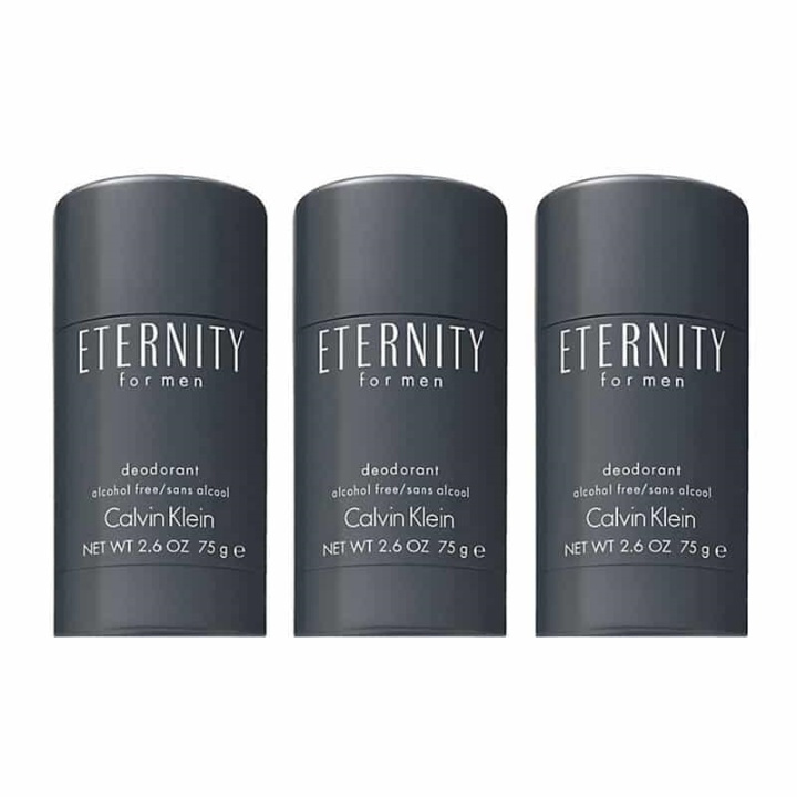3-pack Calvin Klein Eternity For Men Deostick 75ml i gruppen SKØNHED & HELSE / Duft & Parfume / Deodorant / Deo for ham hos TP E-commerce Nordic AB (A10565)